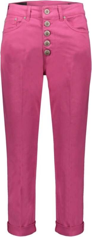 Dondup Slim Fit Jeans Fuchsia Pink Dames