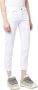 Dondup Bianco Ss23 Cropped Slim Fit Jeans White Dames - Thumbnail 1