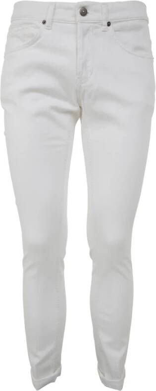 Dondup Slimfit-jeans Wit Heren