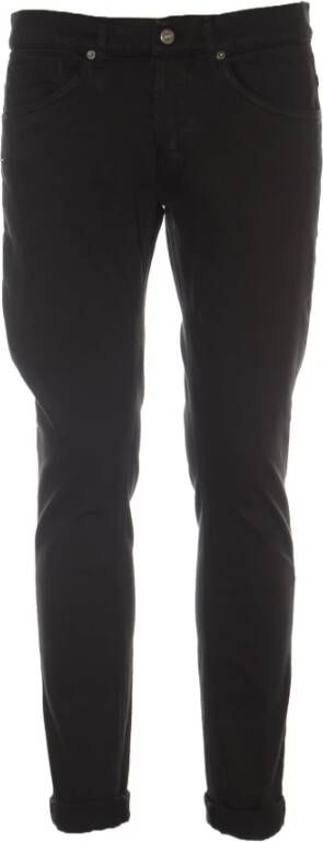Dondup Stijlvolle Comfortabele Skinny Jeans voor Mannen Black Heren