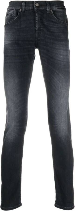 Dondup Slimfit-jeans Zwart Heren