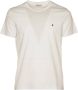 Dondup Geborduurd Logo Jersey T-shirt White Heren - Thumbnail 3