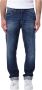 Dondup George Skinny Donkere Wassing Denim Jeans Blue Heren - Thumbnail 1