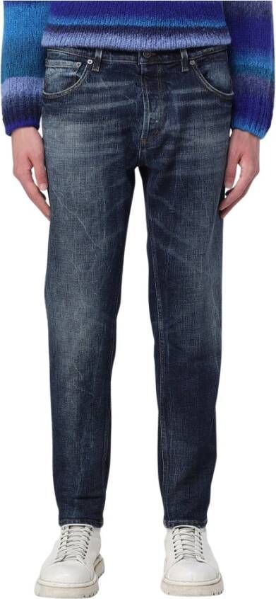 Dondup Stijlvolle Slim-fit Jeans voor Mannen Blue Heren