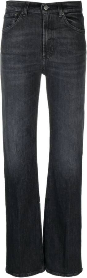 Dondup Straight Jeans Zwart Dames