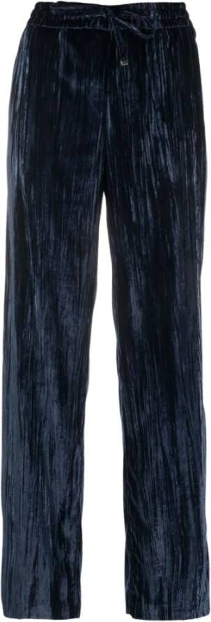 Dondup Straight Trousers Blauw Dames