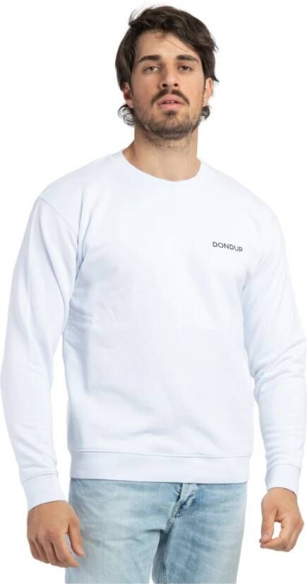 Dondup Trainingsshirt Ontspannen en Elegant Uiterlijk White Heren