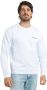 Dondup Trainingsshirt Ontspannen en Elegant Uiterlijk White Heren - Thumbnail 1