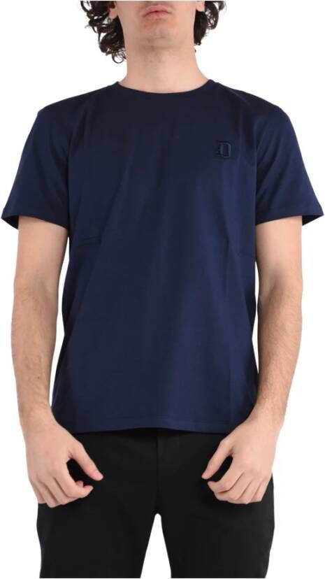 Dondup T-shirt Blauw Heren