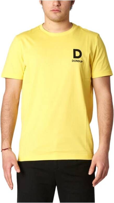 Dondup T-shirt Yellow Heren