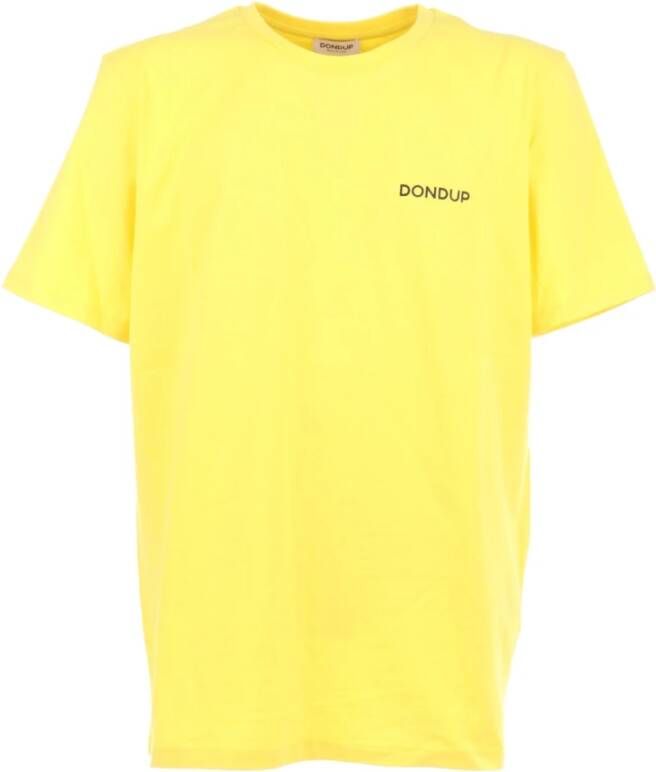 Dondup T-shirt Geel Heren