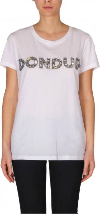 Dondup T-shirt Wit Dames