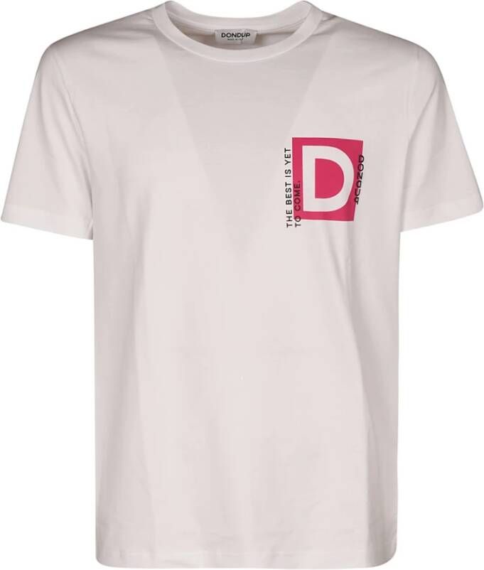 Dondup T-shirt White Heren