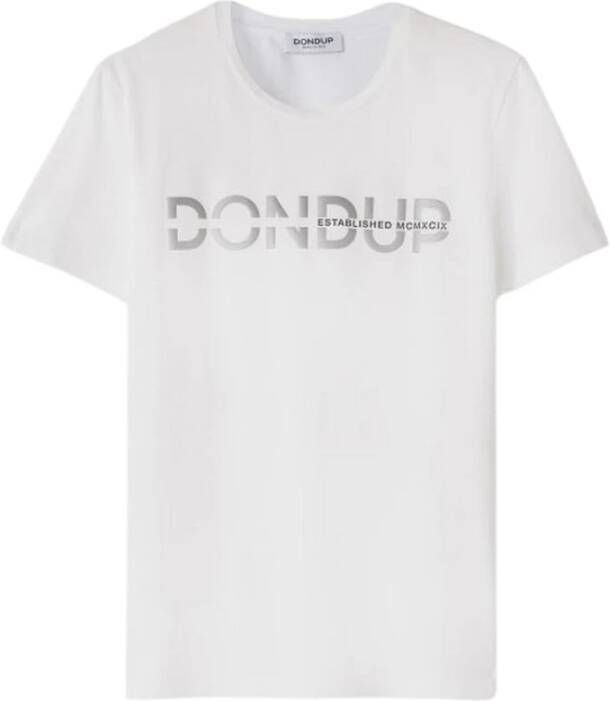 Dondup T-shirt Wit Heren