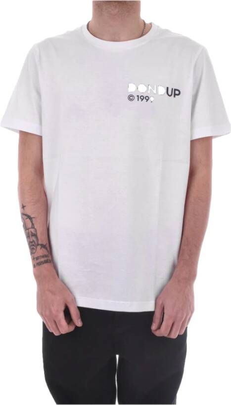 Dondup T-Shirts Wit Heren