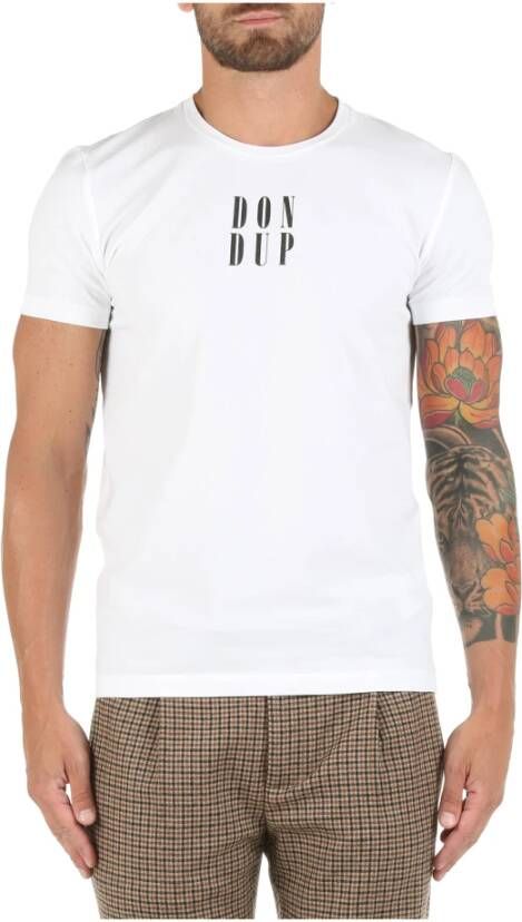 Dondup t-shirt Wit Heren