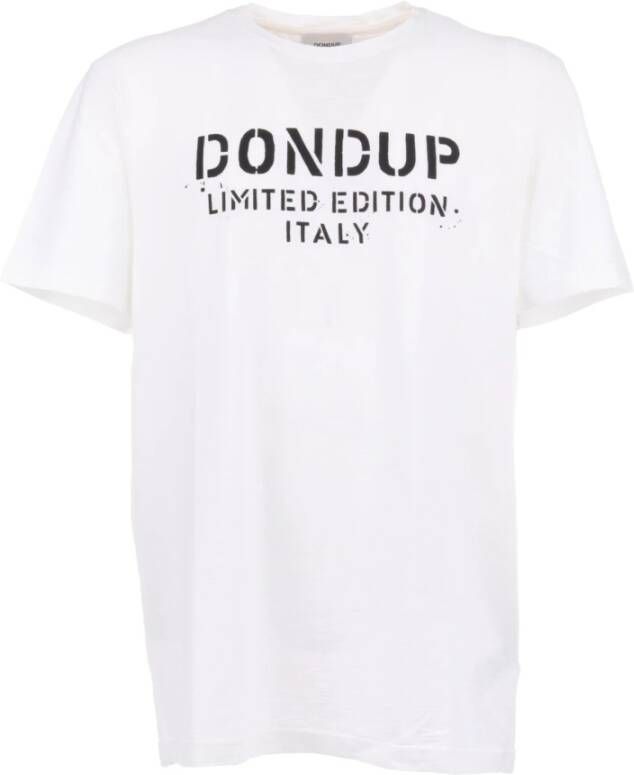 Dondup T-shirt Wit Heren