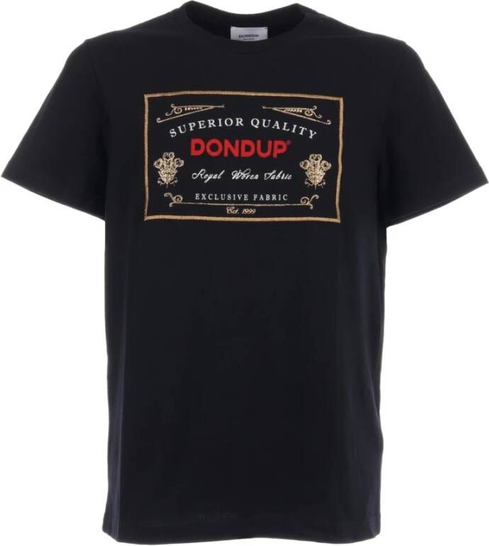 Dondup T-shirt Zwart Heren