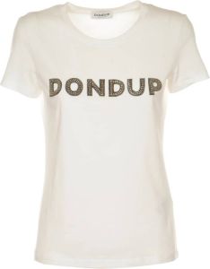 Dondup T-Shirts Beige Dames