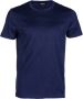 Dondup Regular Fit Katoenen T-Shirt met Voorlogo Blue Heren - Thumbnail 1