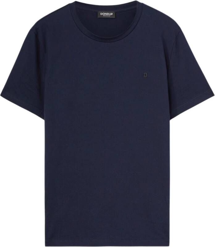 Dondup T-Shirts Blauw Heren