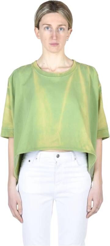 Dondup T-Shirts Groen Dames