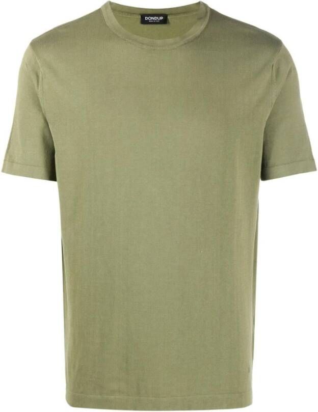 Dondup T-Shirts Groen Heren