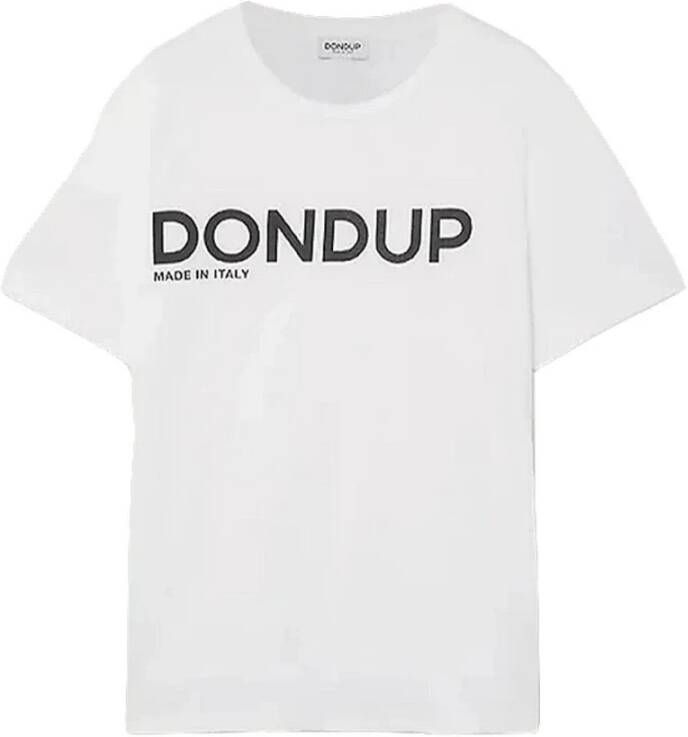 Dondup Stijlvolle Heren T-Shirt White Heren