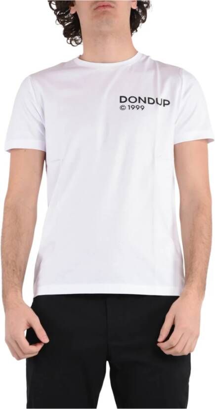 Dondup T-Shirts Wit Heren