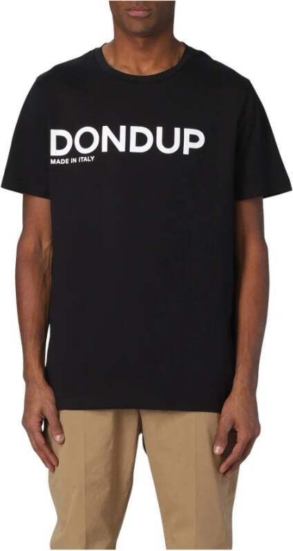 Dondup T-Shirts Zwart Heren