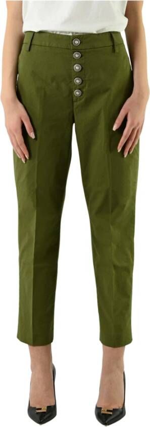 Dondup Trousers Groen Dames