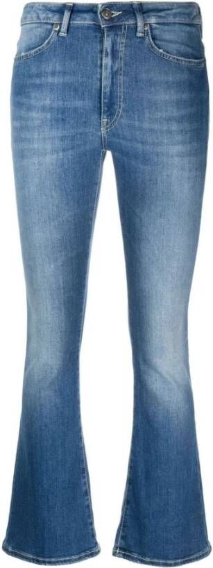 Dondup Stijlvolle Boot-Cut Jeans Blue Dames