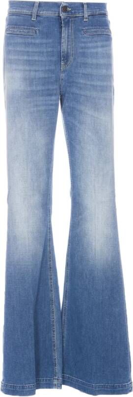 Dondup Loszittende Jeans met 5 Zakken Blue Dames