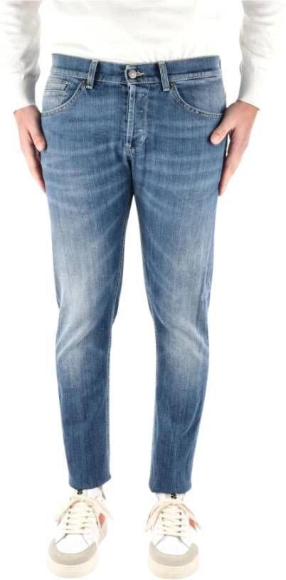 Dondup Upgrade je denimcollectie met hoogwaardige Straight Jeans Blue Heren