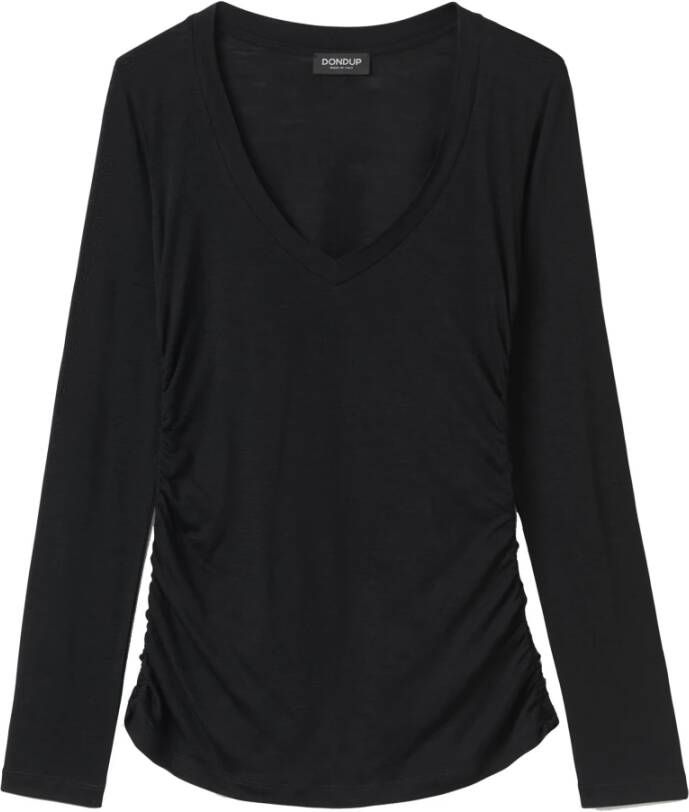Dondup Stijlvolle Longsleeve Top Black Dames