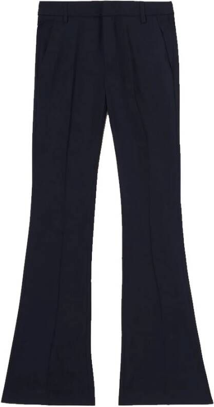 Dondup Wide Trousers Blauw Dames