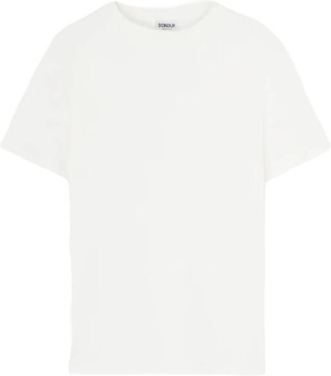 Dondup Witte T-shirts en Polos Wit Heren