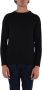 Dondup Wollen trui met geribbelde details Blauw Heren - Thumbnail 1