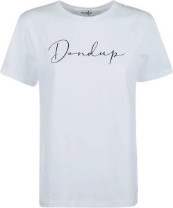Dondup Women Clothing T-Shirts Polos White Wit Dames