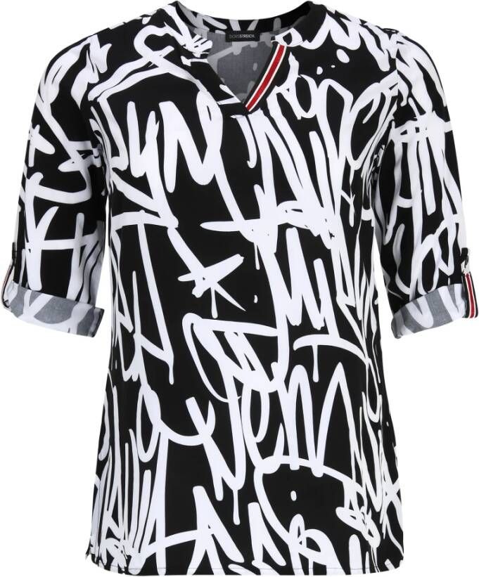 Doris Streich Blouse Van zwart