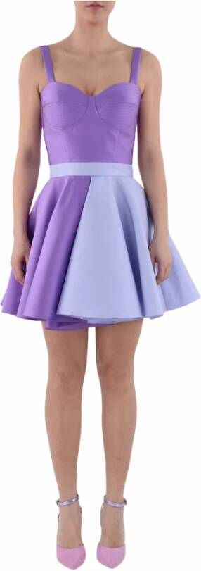 Doris S Chiara kort kjole Purple Dames