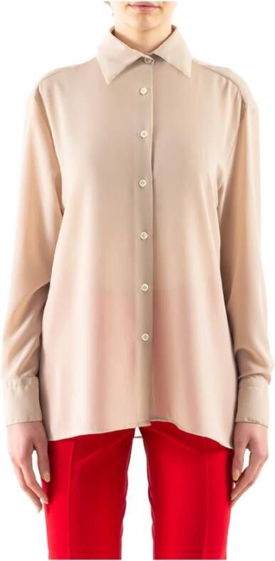 Doris S Formal Shirts Beige Dames