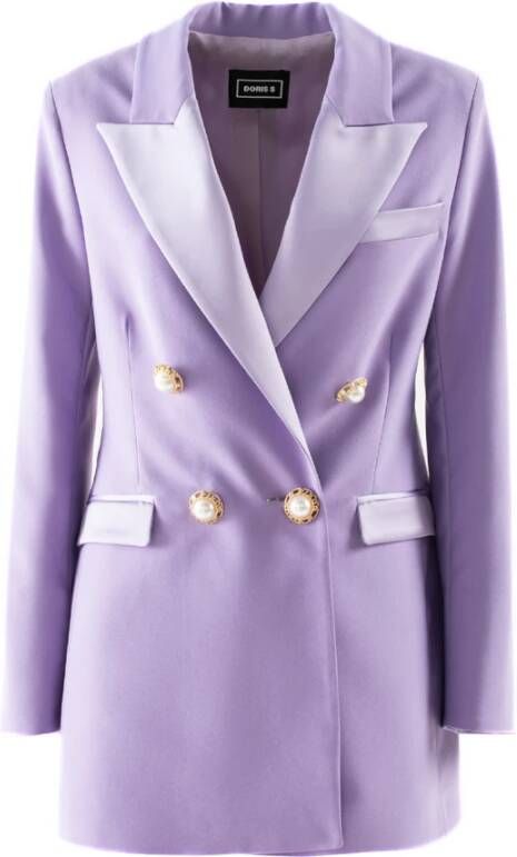 Doris S Jackets Purple Dames
