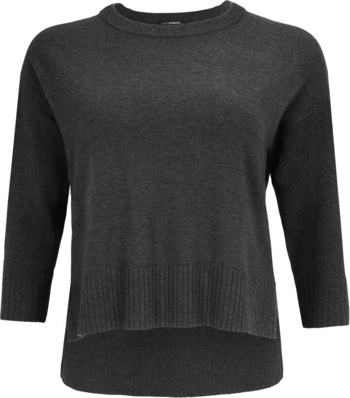 Doris S Long Sleeve Tops Grijs Dames