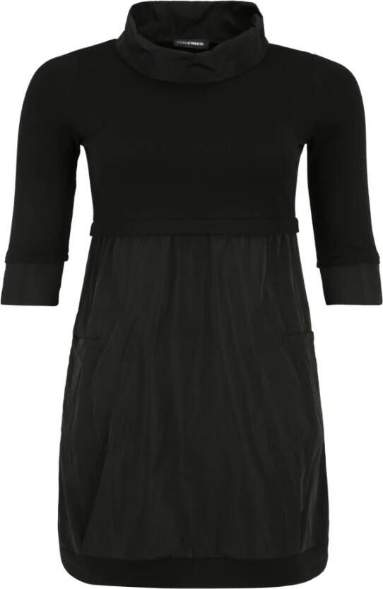 Doris S Long Sleeve Tops Black Dames