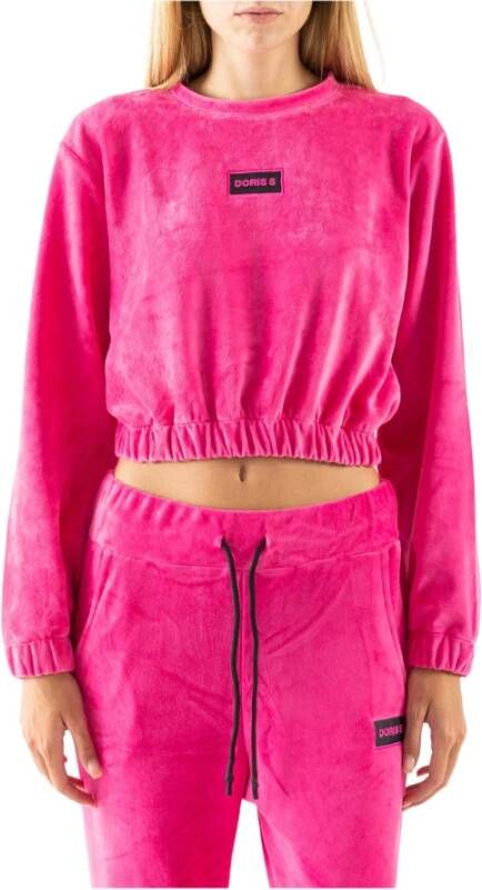 Doris S Sweatshirts Paars Dames