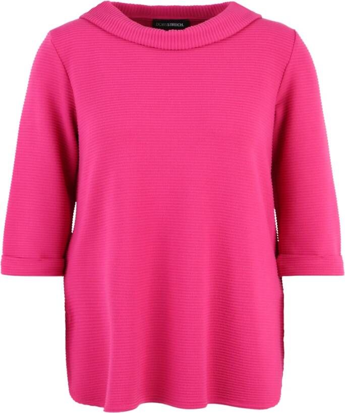 Doris S T-Shirts Roze Dames