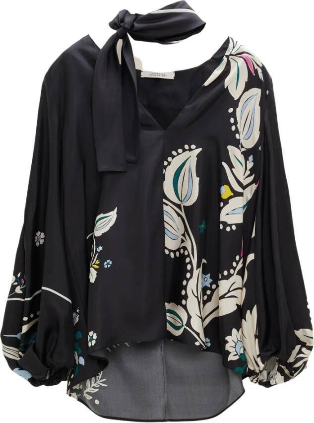 Dorothee schumacher Blouse Flower Whirl blouse Black Dames