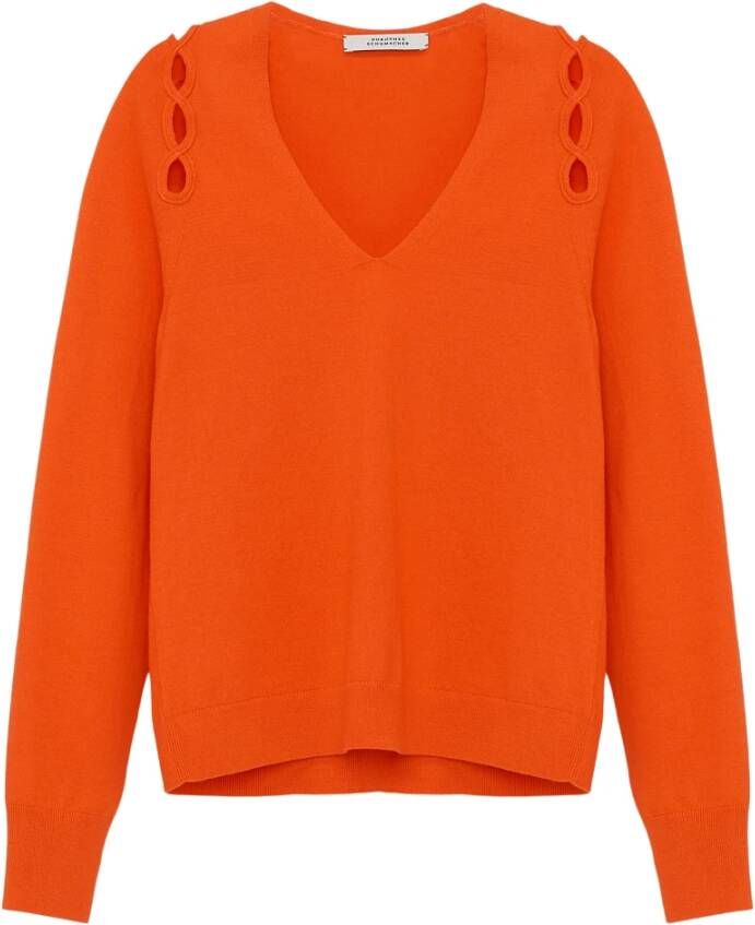 Dorothee schumacher V-neck Knitwear Oranje Dames