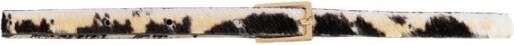 Dries Van Noten Leren riem Zwart Dames